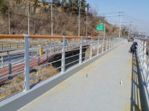 자전거인프라 구축사업(장흥교~죽산삼거리)난간