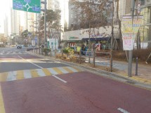 두루초등학교 보도용 방호울타리